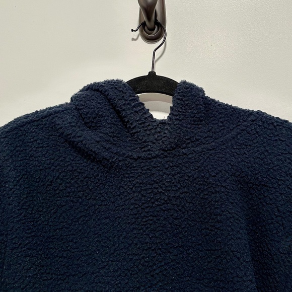 Taylor Stitch: The Nomad Hoodie in Navy Sherpa (M, 40) LIKE-NEW - Picture 1 of 5